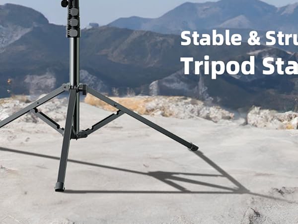 phone tripod with light