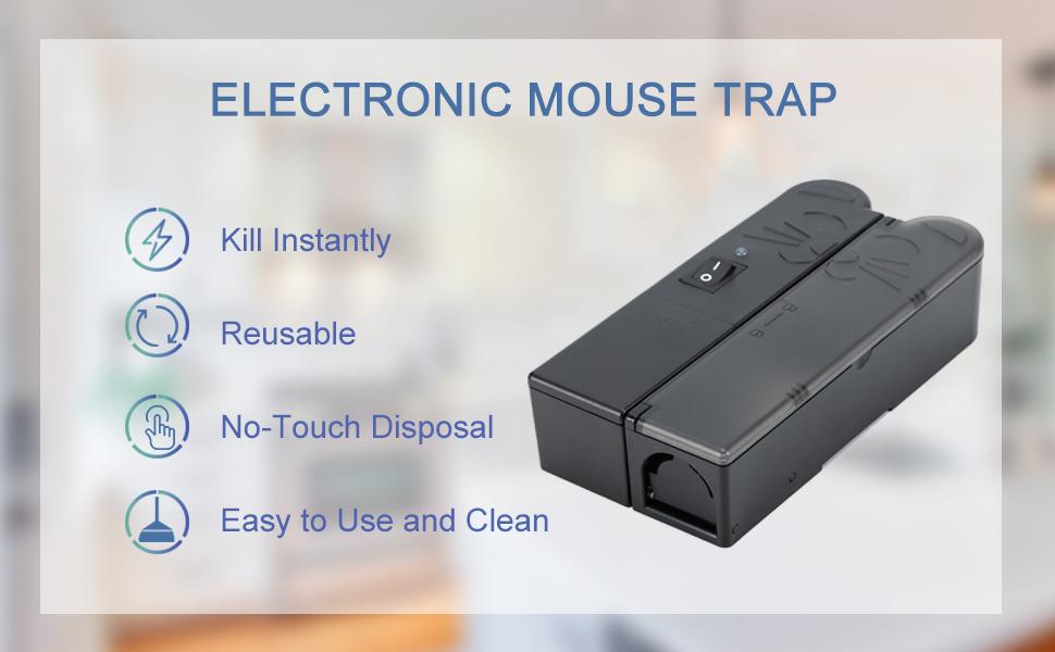 Anycolor Electronic Mouse Trap, Upgraded MouseTraps That Kill