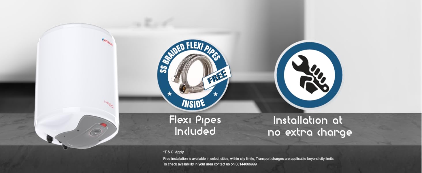 Free Installation &amp; Hosepipe