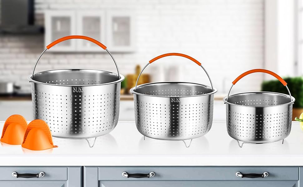 vegetable steamer basket; steamer basket; steamer pot; steamer basket for pot