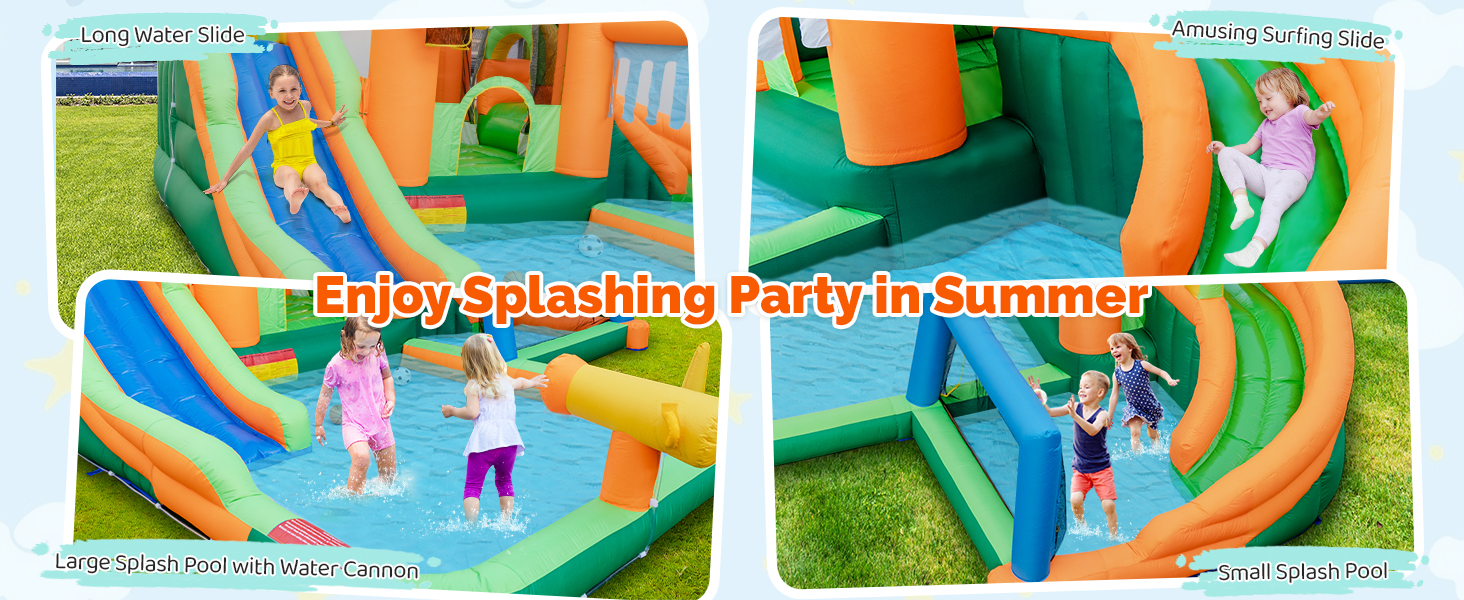 inflatable water slide