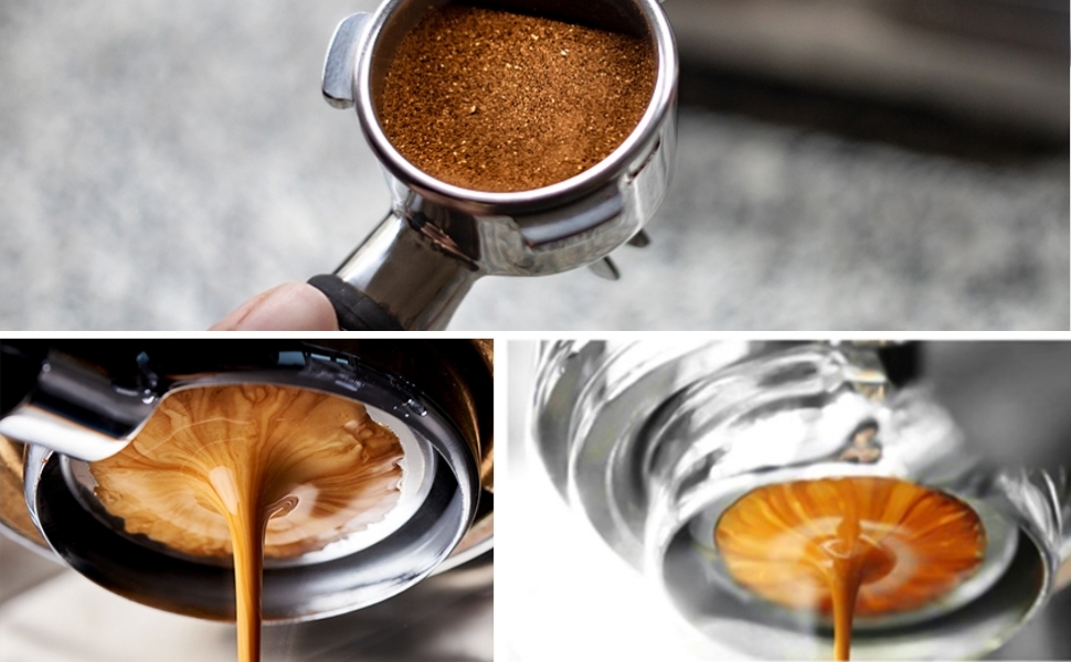 58mm 3 Ears Stainless Steel Bottomless Portafilter, Coffee