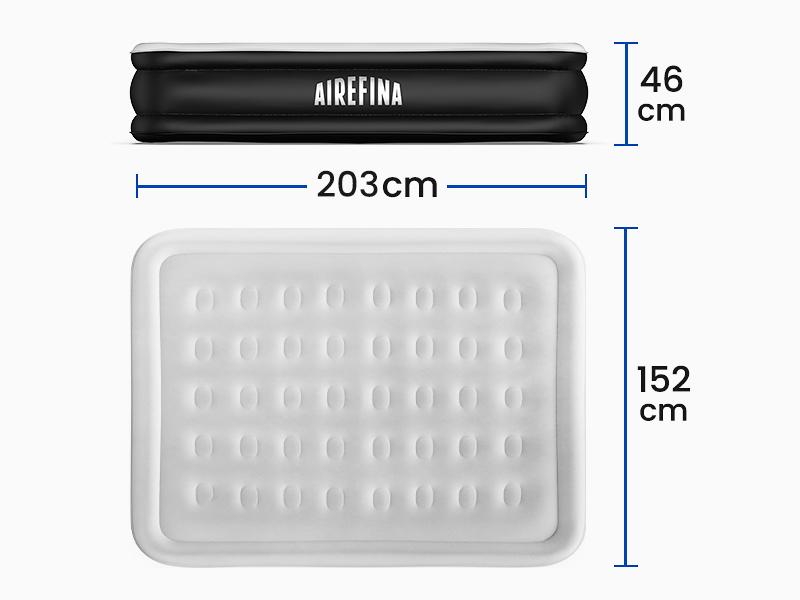 Airefina Queen Size Air Mattress with Builtin Electric Pump