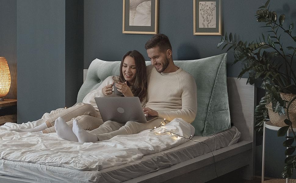 riangle Reading Pillow XXL Wedge Headboard Pillow