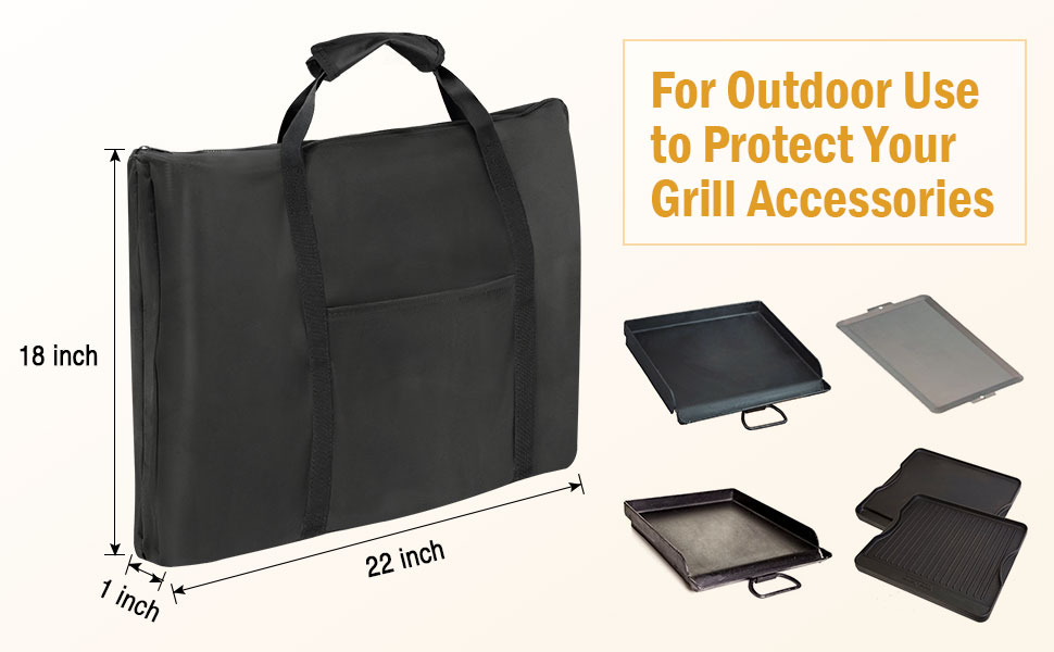 Yoyong Griddle Carry Bag, Fits Camp Chef Griddle Models