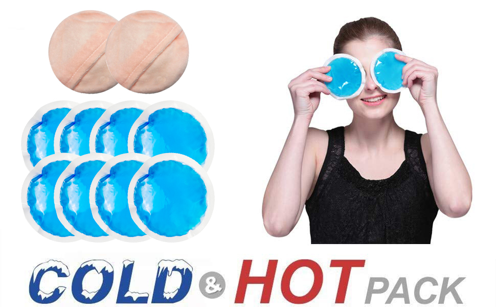 5 Packs Gel Ice Pack voor verwondingen Kleine Herbruikbare Hot Cold