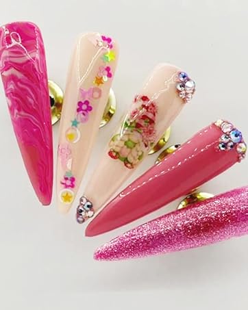 pink gel nail polish