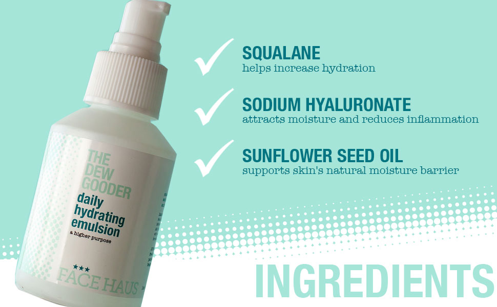 FACE HAUS The Dew Gooder Moisturizer with Sodium