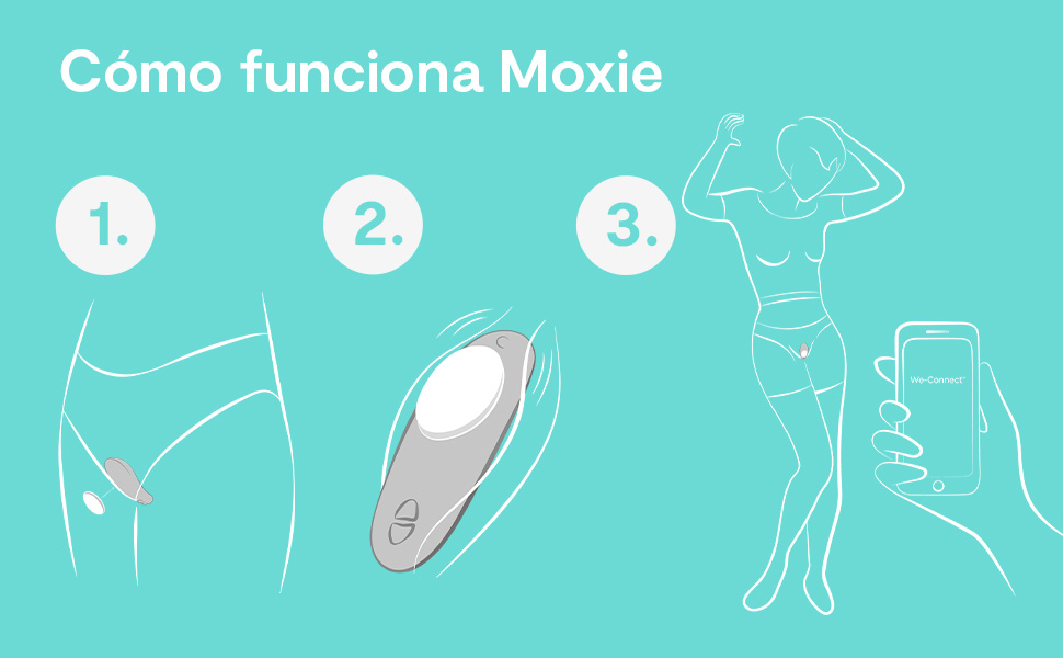 We-Vibe Moxie, vibrador para ropa interior, estimulador de ...