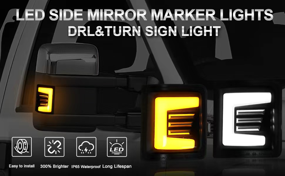 Autboom Switchback Side Mirror Marker Turn Signal & Running