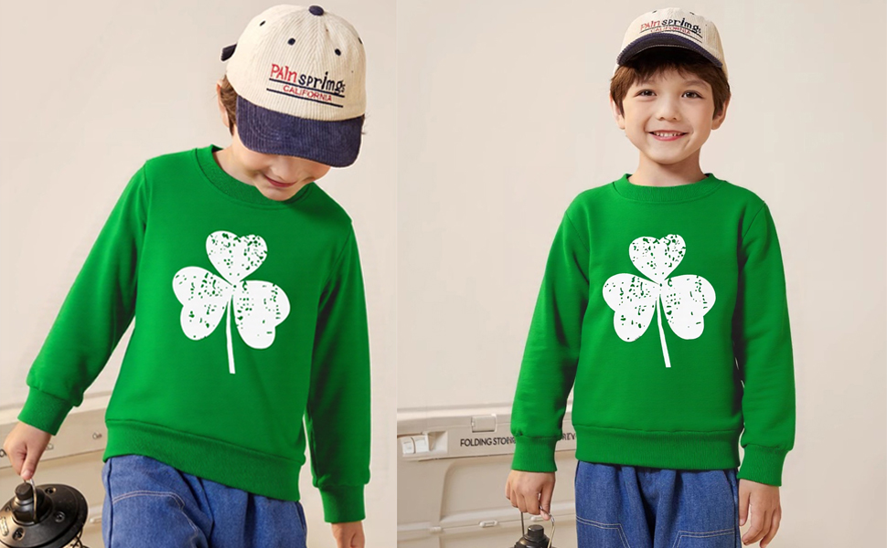 Boys Shamrock Sweater