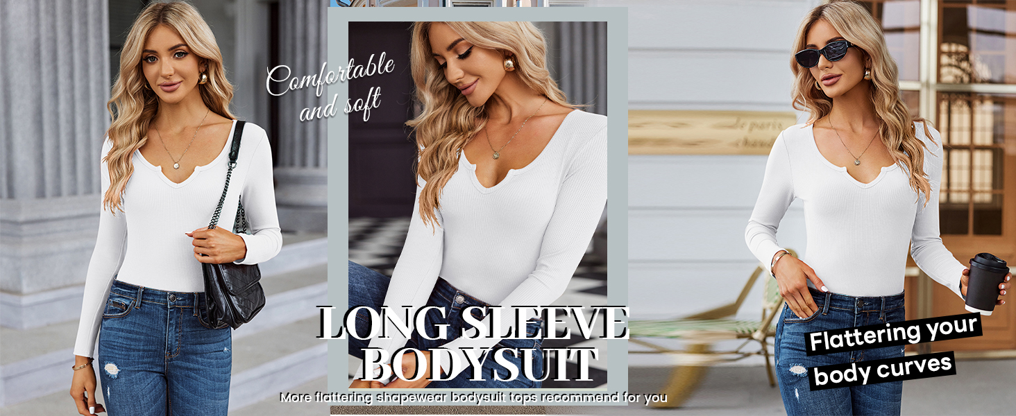 V Neck Body Suit