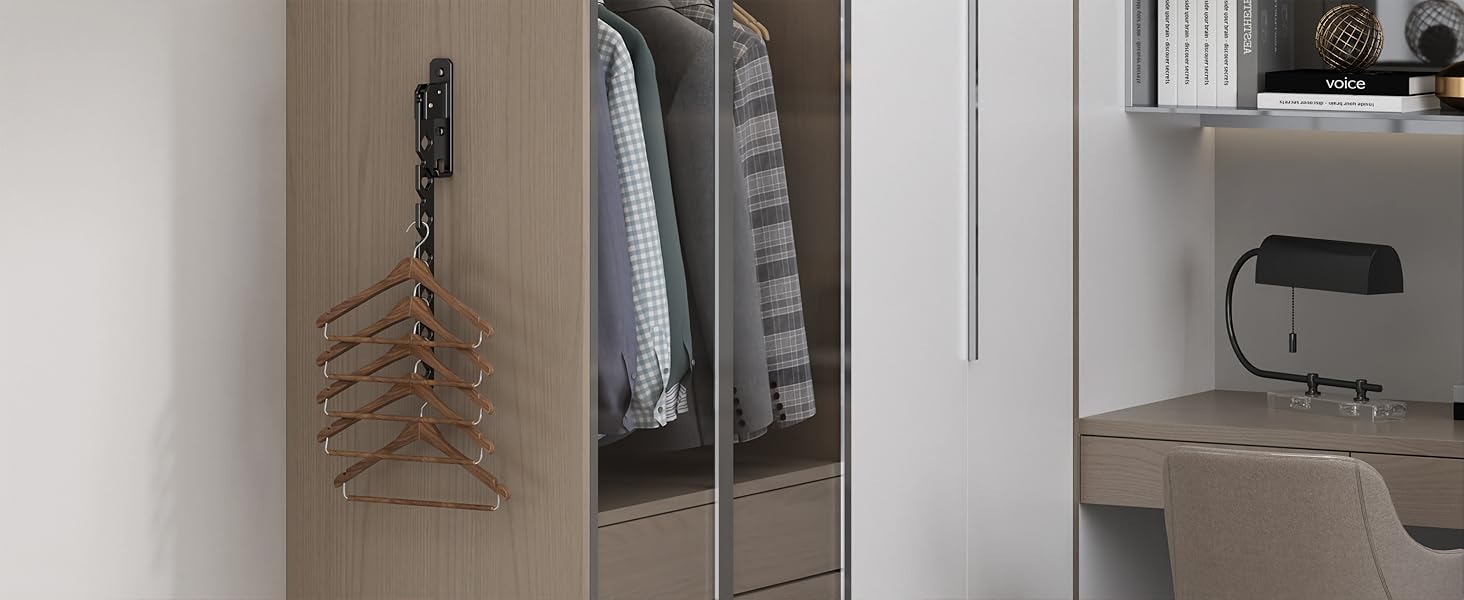 clothes hanger rack wall mount