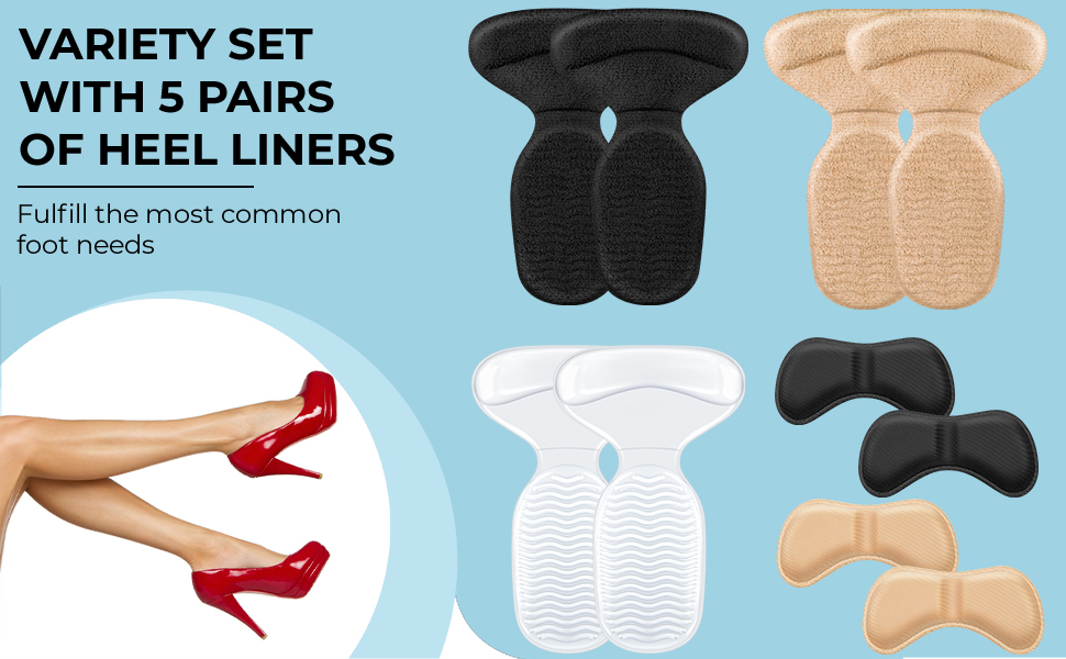 heel inserts for women for loose shoes