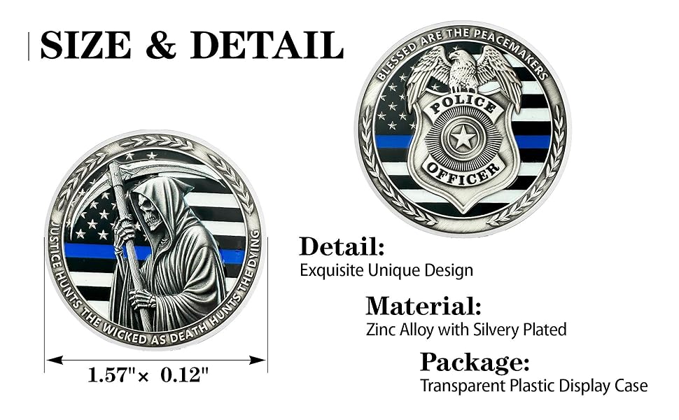 police officers challenge coin