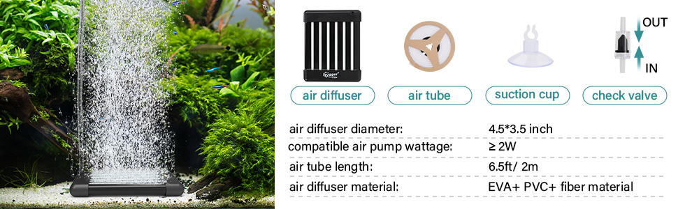 aquarium bubbles air stone