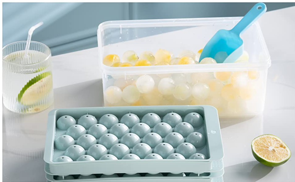 Buy TAZLYN ice Ball Maker ice Box Small Ball ice Tray ice Tray with lid