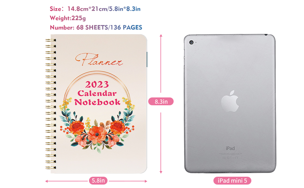 2023 Planner,2023 Weekly and Monthly Planner with Double