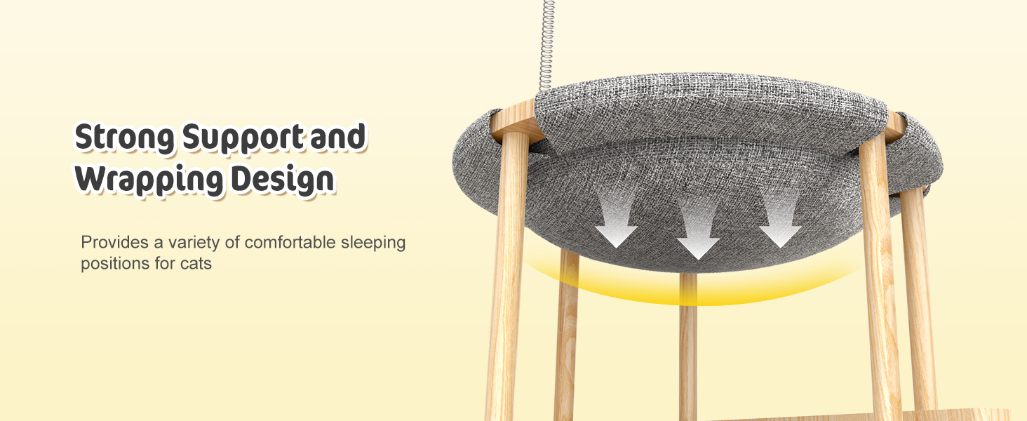 cat hammock, elevated cat bed