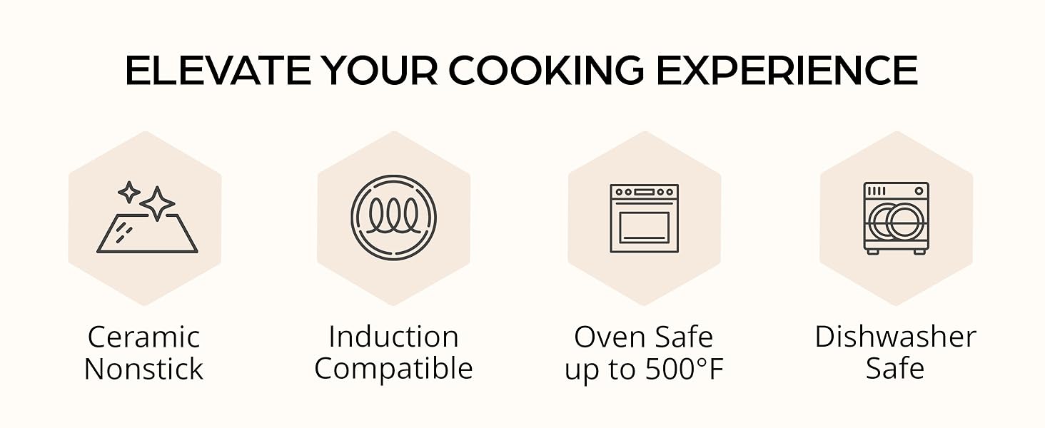 ceramic pan frying deep fryer pot saute with lid non toxic pans large skillet for cooking oven safe