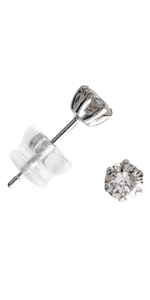 Amazon | [Sophias & D.] プラチナ 天然 ダイヤモンド ピアス