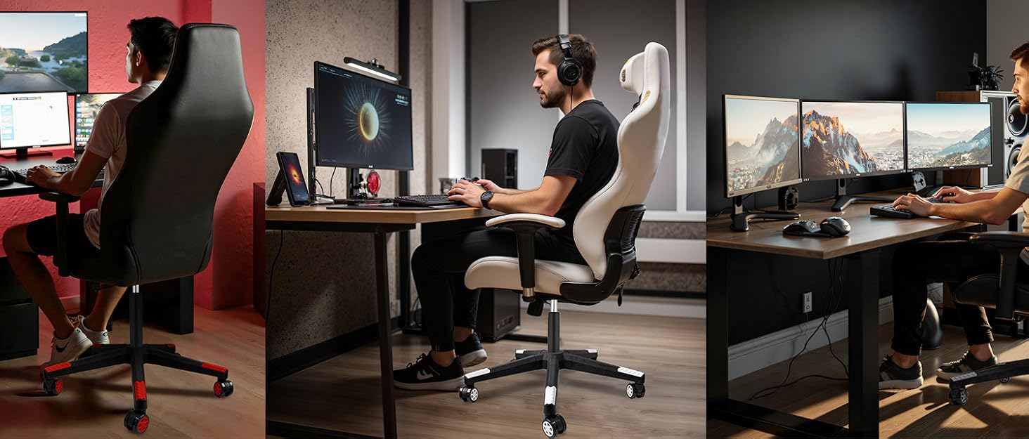 Gaming Office Chair Nylon Base Legs
