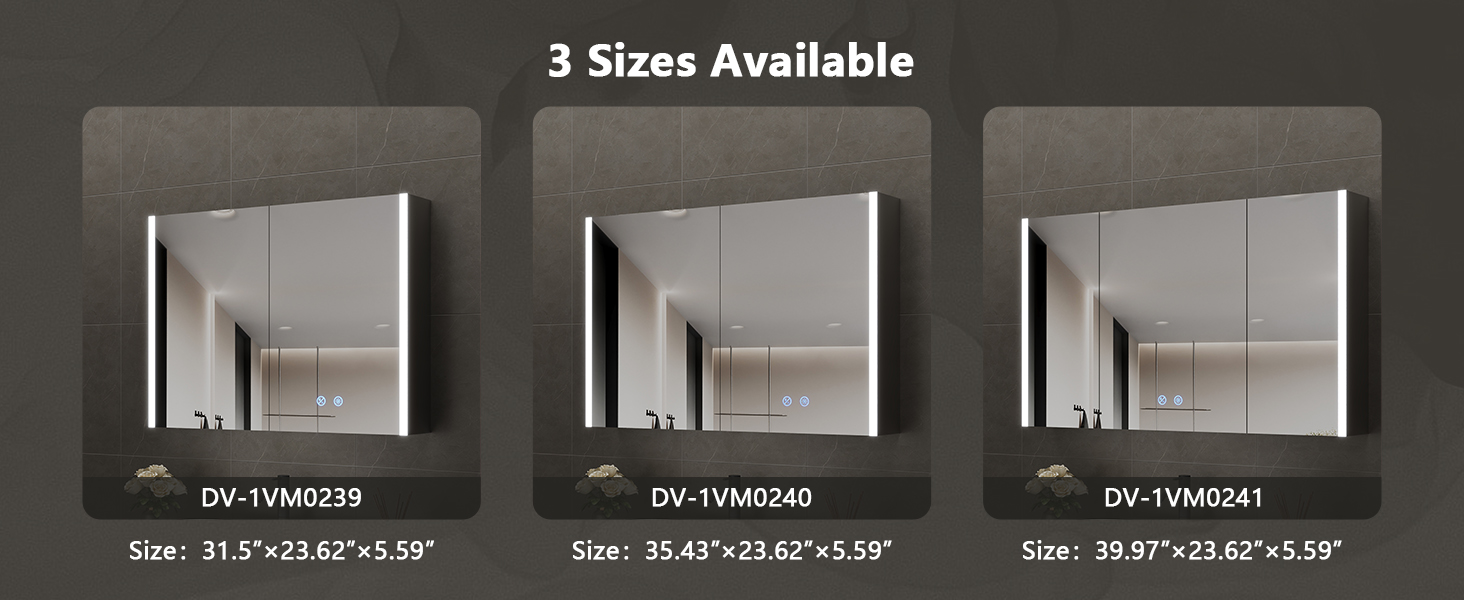 Deer Valley 39.37"x 23.62" Lighted Medicine with