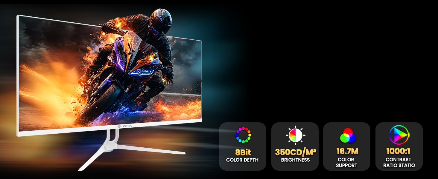 34-inch computer monitor with 120% sRGB for a wider range of colors