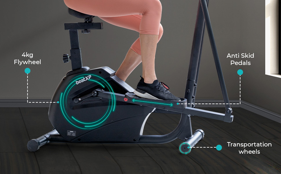 Buy beatXP XPCross Elliptical Cross Trainer for Home & Gym Workout