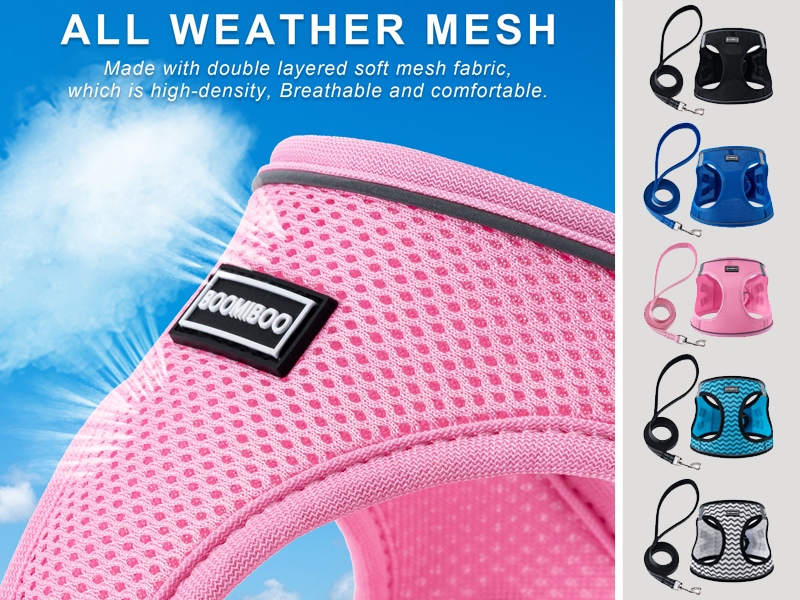 Reflective No-Choke Pet Oxford Vest with Easy Control Handle for Large Dogs