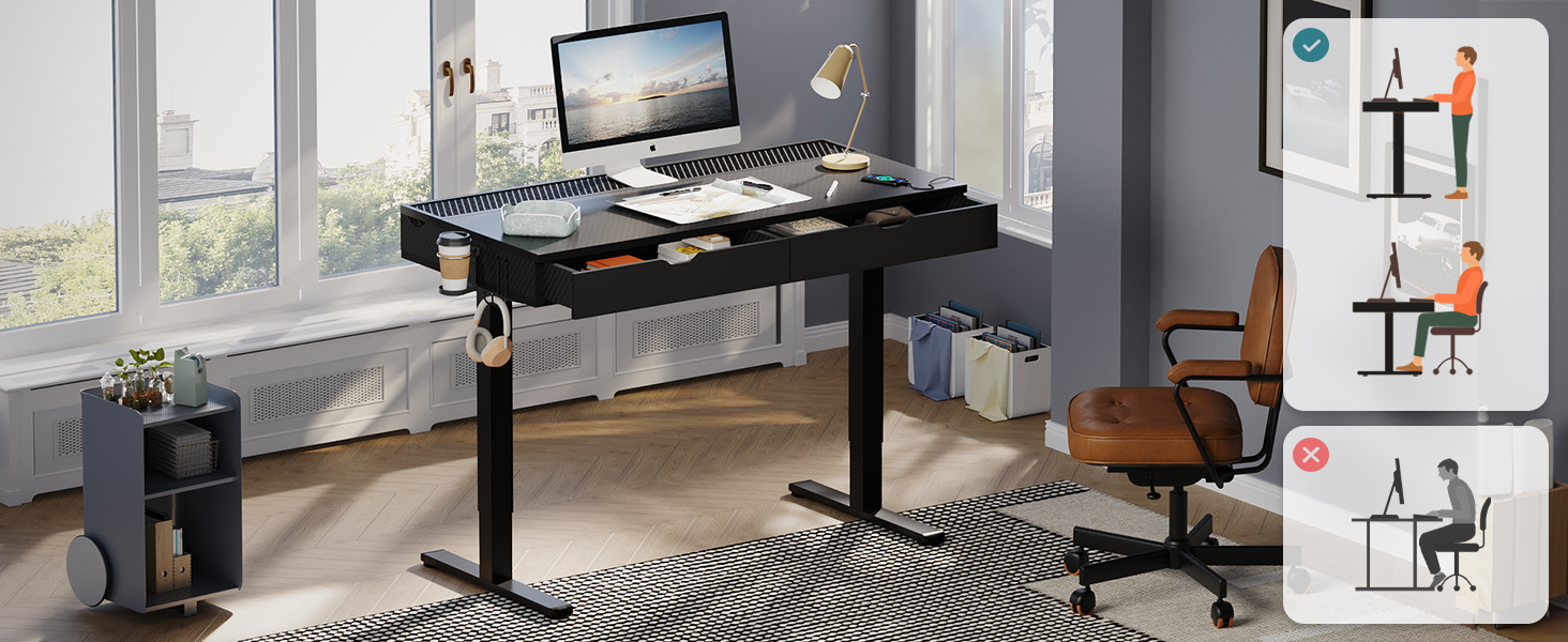 Ergonomic stand up desk