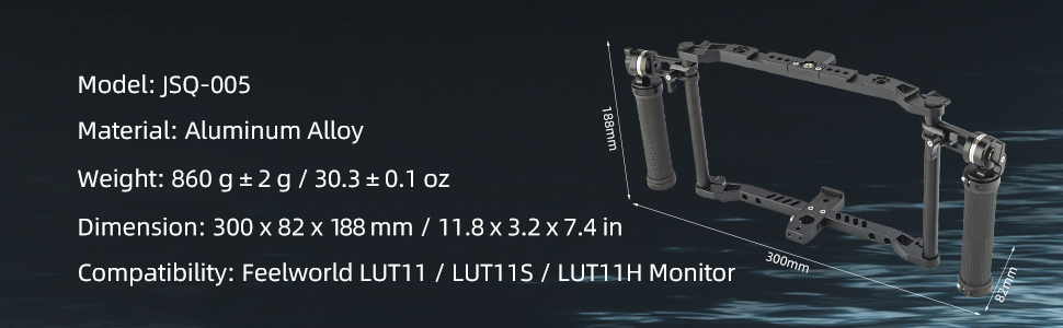 feelworld lut11s directors monitor cage