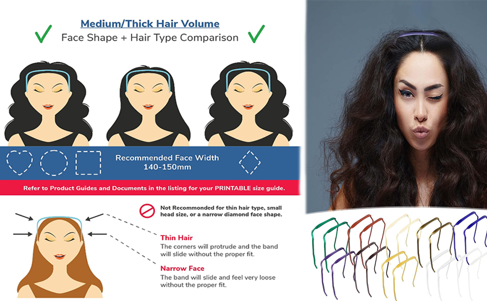 Curly Thick Hair Headband