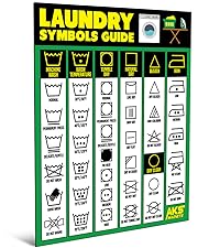 Laundry Symbols Guide Magnet