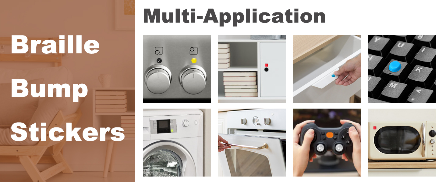 Bump Dots Tactile Stickers