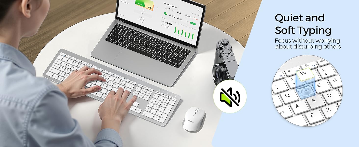 quiet keyboard mouse combo