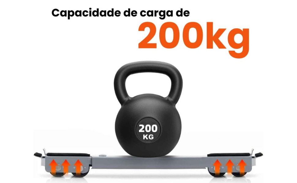 Suporta 200 kilos
