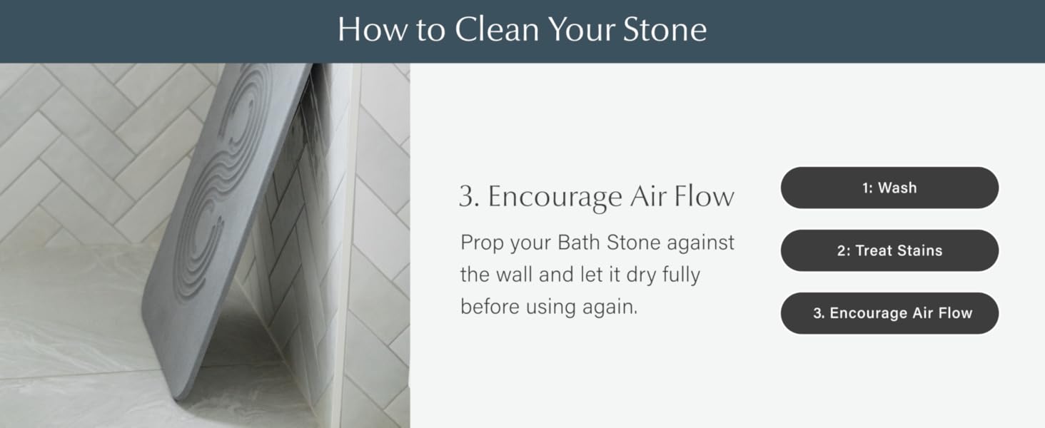 drying mat bath stone