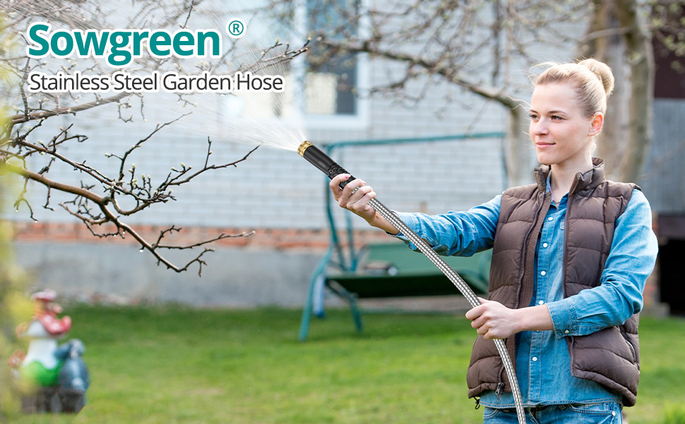 sowgreen stainless steel garden hose
