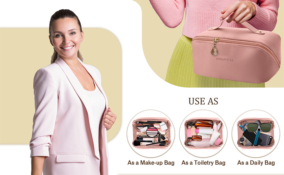 make up bag, makeup organizer bag cosmetic pouch makeup organizer pouch makeup bag for travel