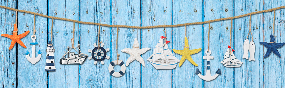 Ornements de Mur Côtiers de Plage