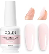 GELLEN Builder Nail Gel, 7-in-1 Pink Gel Builder for Nail Strengthener Thickening Extension Base ...