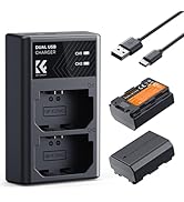 Amazon.com: K&F CONCEPT 3-Pack NP-FZ100 Battery and Upgraded LCD