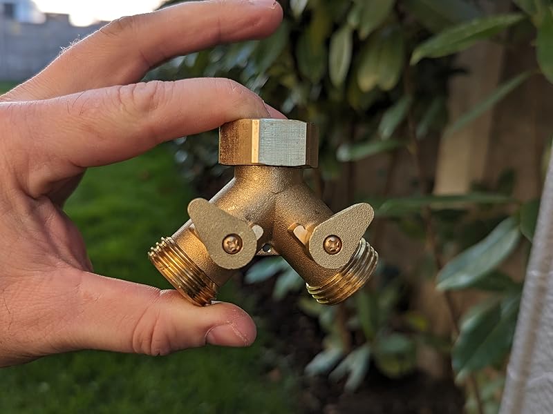  2 Way Garden Hose Splitter