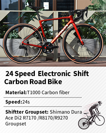  electronic shift carbon road bike 24 speed