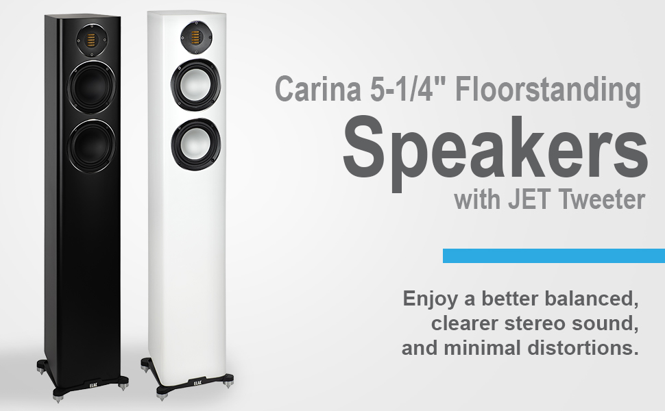 Amazon.com: ELAC FS247.4-SB Carina Premium Floorstanding