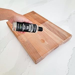 Caron and Doucet Natural Cutting Board Oil In Use