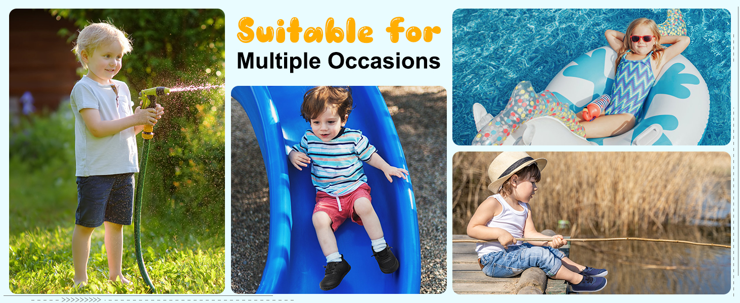 toddler water shoes for boys girls barefoot swim beach shoes