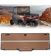 KEMIMOTO Foldable Tinted Rear Window, 2-IN-1 Vented Rear Windshield Compatible With Polaris Range...