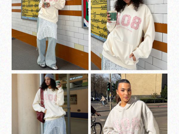Aelfric Eden Womens Oversized Graphic Hoodies Y2k Flower